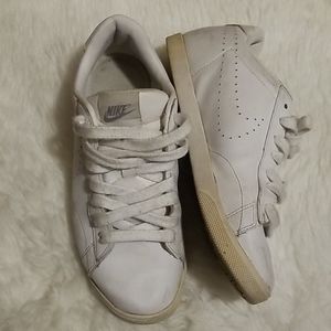 Nike white leather sneakers